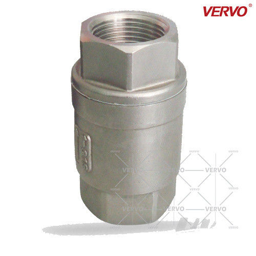 China 1000wog Stainless Steel Vertical Check Valve Npt-316 1 Inch Asme 16.34 Full Bore factory