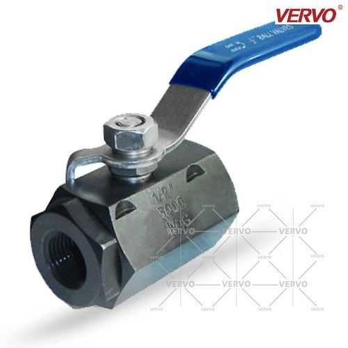 China Dn15 Hex Ball Valve 3/4 Inch 3000PS Lever Floating Type Ball Valve Carbon Steel Ball Valves One Piece Ball Valve factory