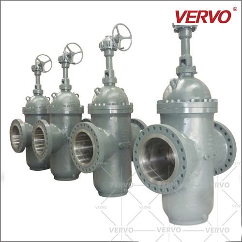 China 22 Inch Cast Steel Gate Valve A216 Wcb 600lb DN550 RF Flanged Raised Face Gearbox factory